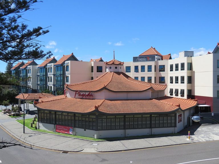 The state heritage listed Pagoda restaurant, Como